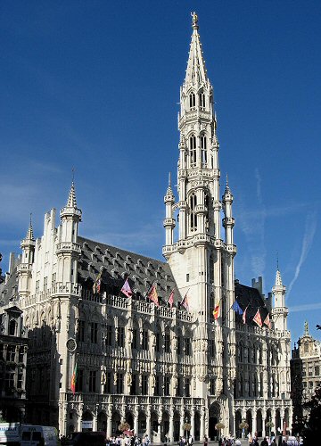 Bruxelles : l'Hôtel de Ville.