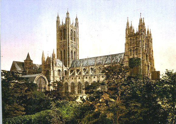 La cathédrale de Canterbury.