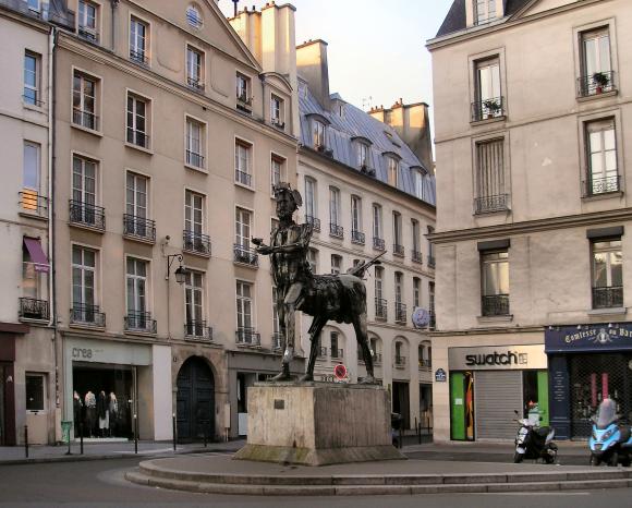 Carrefour de la Croix-Rouge à Paris (6e arrondissement).