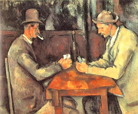 Cézanne : les Joueurs de cartes.