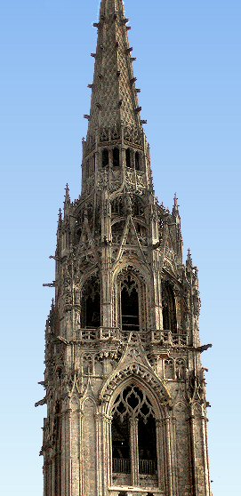 Cathédrale de Chartres : le clocher neuf.
