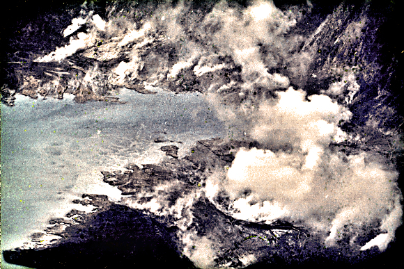 Volcan El Chichon, dans le Chiapas (Mexique).