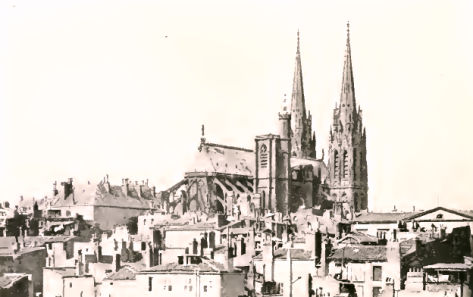 Clermont-Ferrand : la cathédrale.