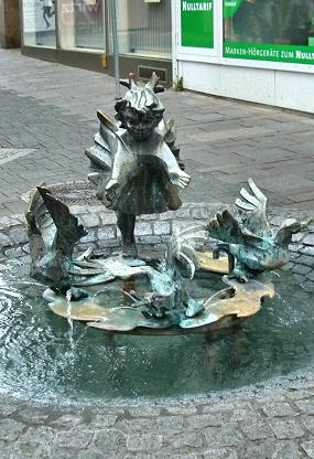Coblence : La fontaine des Canards.