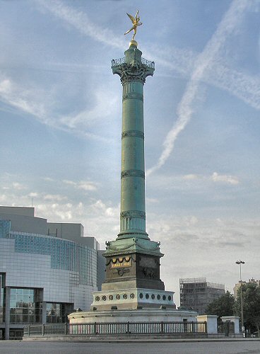 La colonne de Juillet, à Paris.