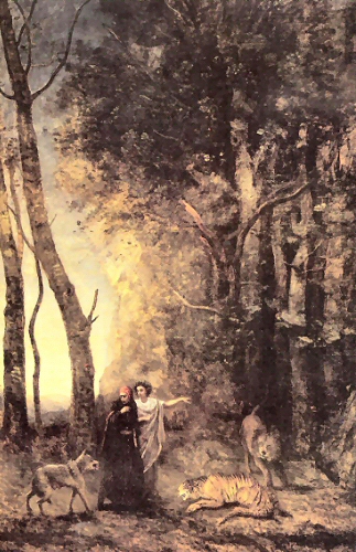 Corot : Dante et Virgile.