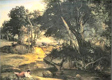 Corot : la Forêt de Fontainebleau.