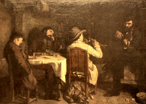 Courbet : Après-dîner à Ornans.