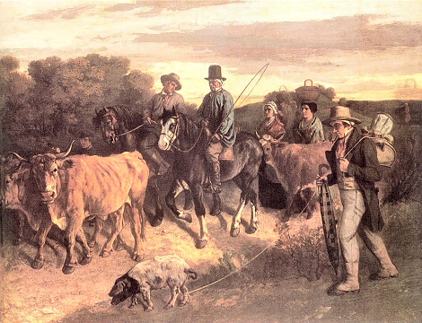 Courbet : Les Paysans de Flagey de retour de la Foire.