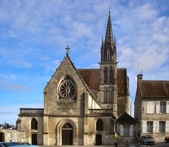 Crépy-en-Valois : l'église Saint-Denis.