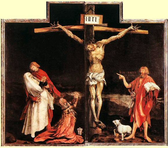 Retable d'Isenheim : Crucifixion.