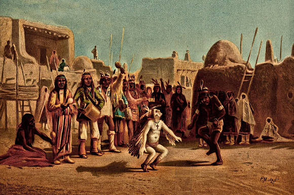 Danse de la dinde à Jemez Pueblo.