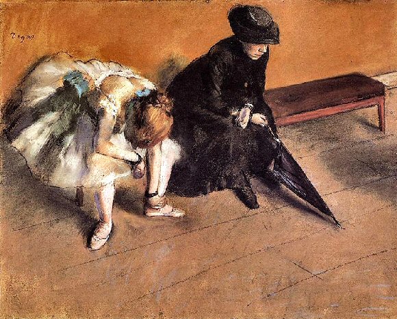 Degas : l'Attente.