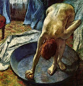 Degas : la toilette.