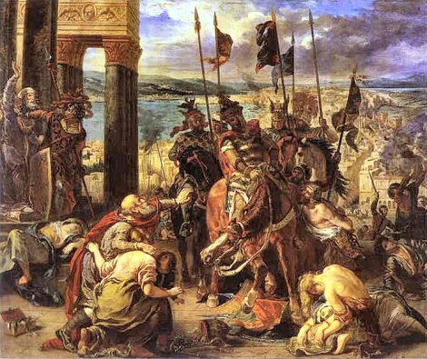 Delacroix : L'Entrée des Croisés à Constantinople.