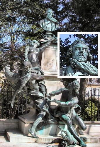 Monument de Delacroix, à Paris (6e arrondissement).