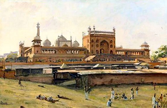 Grande Mosquée de Delhi.