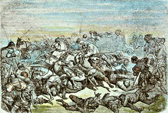 Doré : la bataille de Poitiers (732).