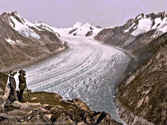 Glacier de l'Eggishorn.