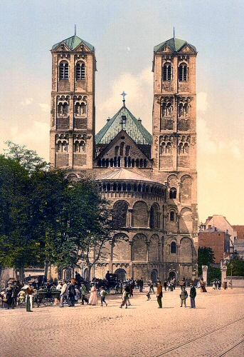 Cologne : église St-Gereon.