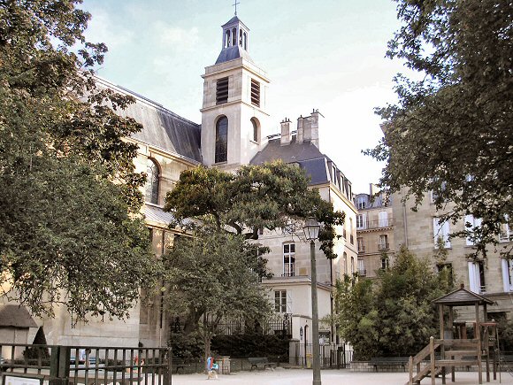 Eglise Notre-Dame des Blancs-Manteaux, à Paris  (4e arrondissement).