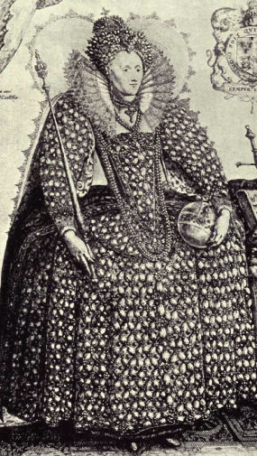 Elisabeth I d'Angleterre.