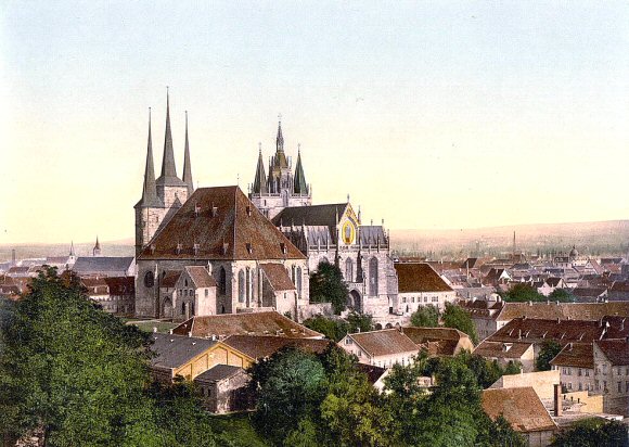 Erfurt : la cathédrale.