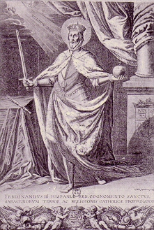 Ferdinand III (Fernando III), roi de Castille.