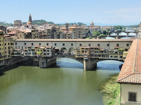 Florence : le ponte Vecchio.