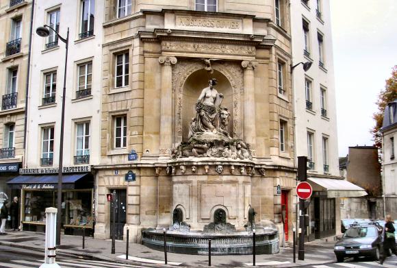 La fontaine Cuvier, à Paris (5e arrondissement).