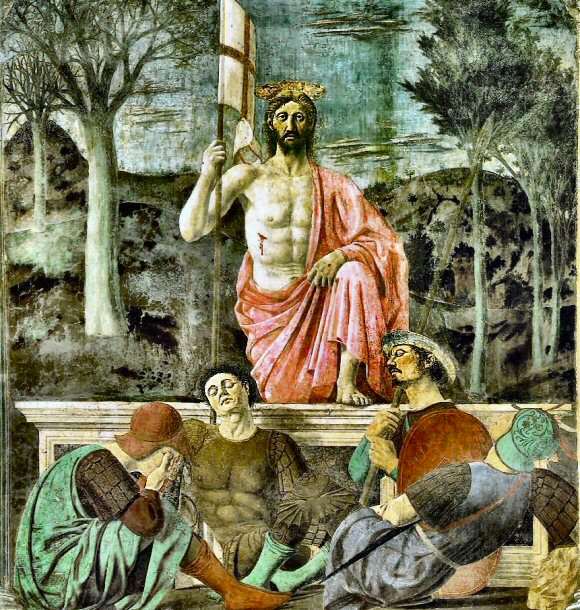 Piero della Francesca : Ressurection du Christ.