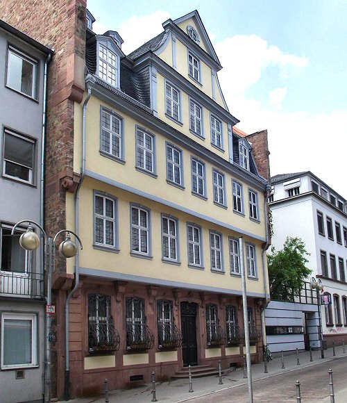 Francfort : maison natale de Goethe.