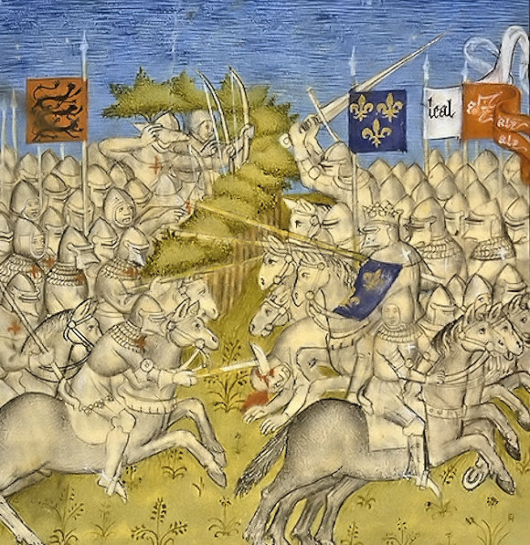 Chronique de Froissart : la bataille de Poitiers (1356).