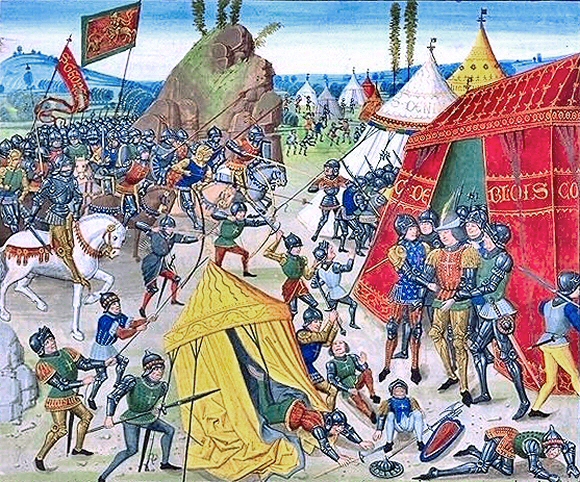 Chroniques de Froissart : la capture de Charles de Blois.
