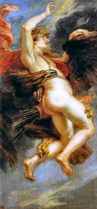 Rubens : l'enlèvement de Ganymède.