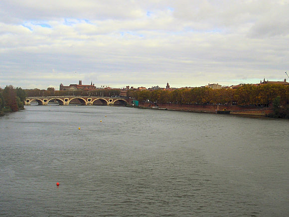 La Garonne à Toulouse.