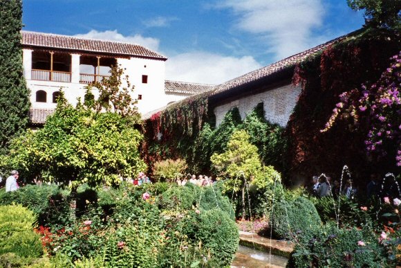 Grenade : les jardins du Generalife.