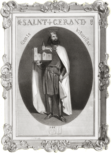 Saint Géraud, comte d'Aurillac.