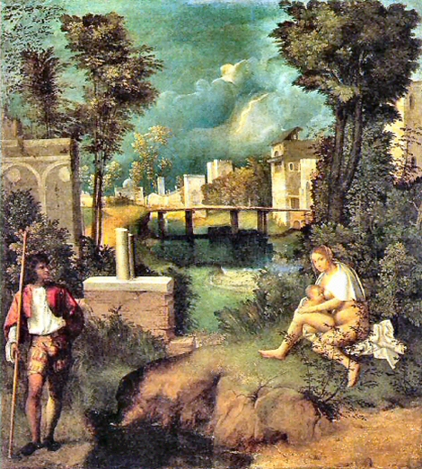 La Tempte, par Giorgione.