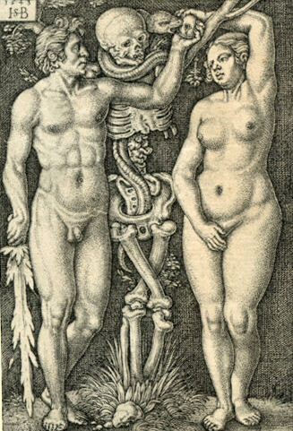 Hans Sebald Beham : Adam et Eve.