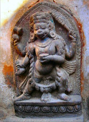 Swayambhunath : Hanuman.