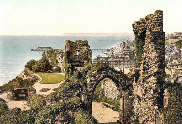 Hastings : les ruine du château.