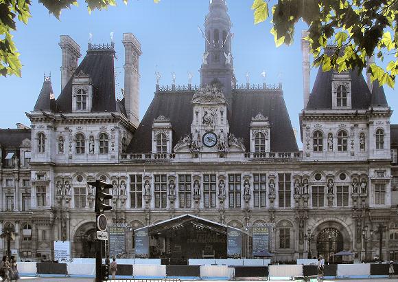 Hôtel de Ville, à Paris (4e arrondissement).