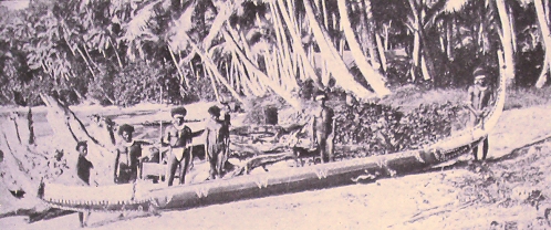 Habitants des îles Salomon.