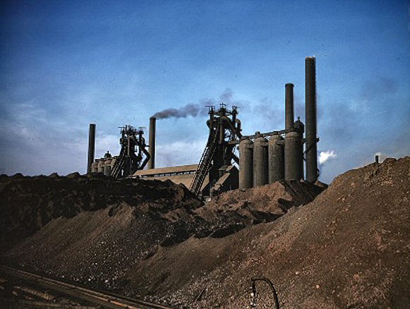 Extraction du minerais de fer dans l'Illinois.