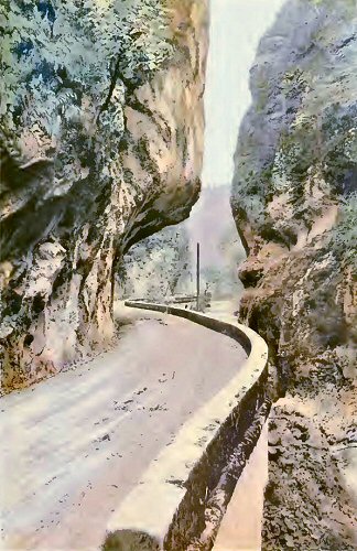 Isère : route de la Grande Chartreuse.