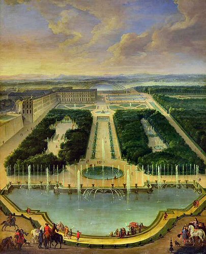 Versailles : jardins du château.