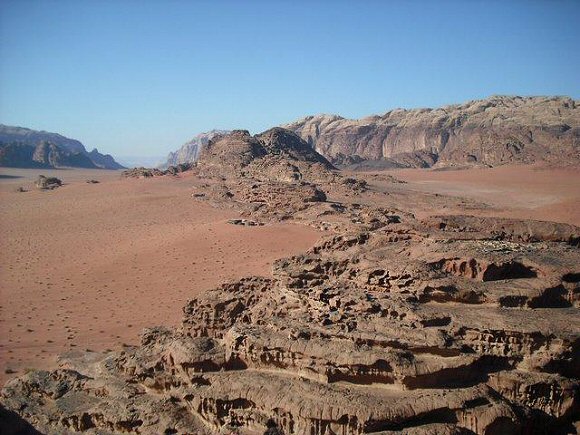 Jordanie- : Wadi Rum.