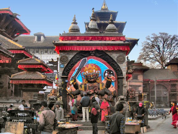 Kathmandu : Kala Bhairab.