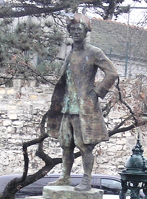 Statue du chevalier de La Barre.